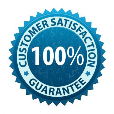 Customer Satisfaction Guarantee Ribbon